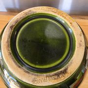 Authentic green ceramic jug Lou Pignatier Vallauris vintage