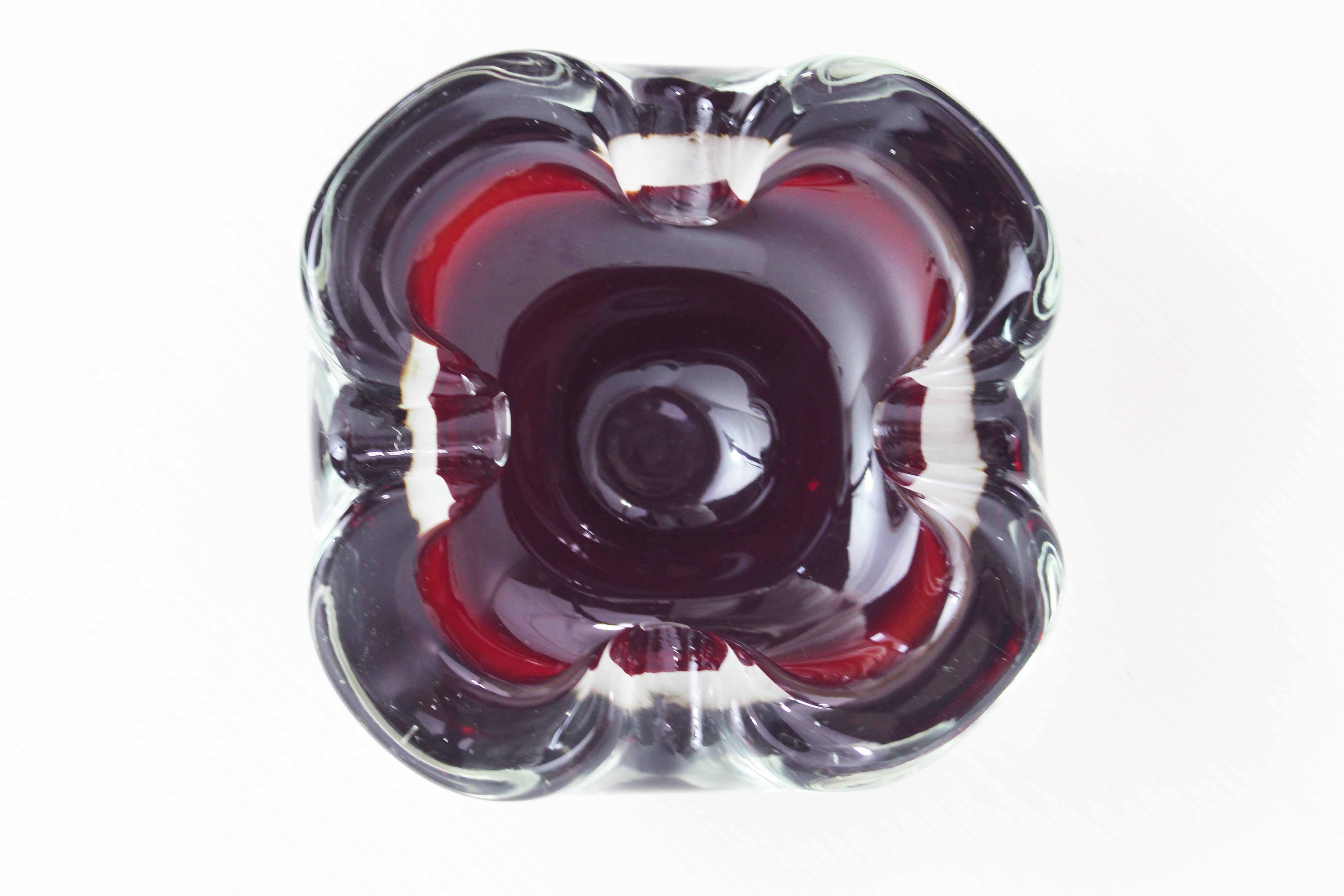 Murano glass ashtray