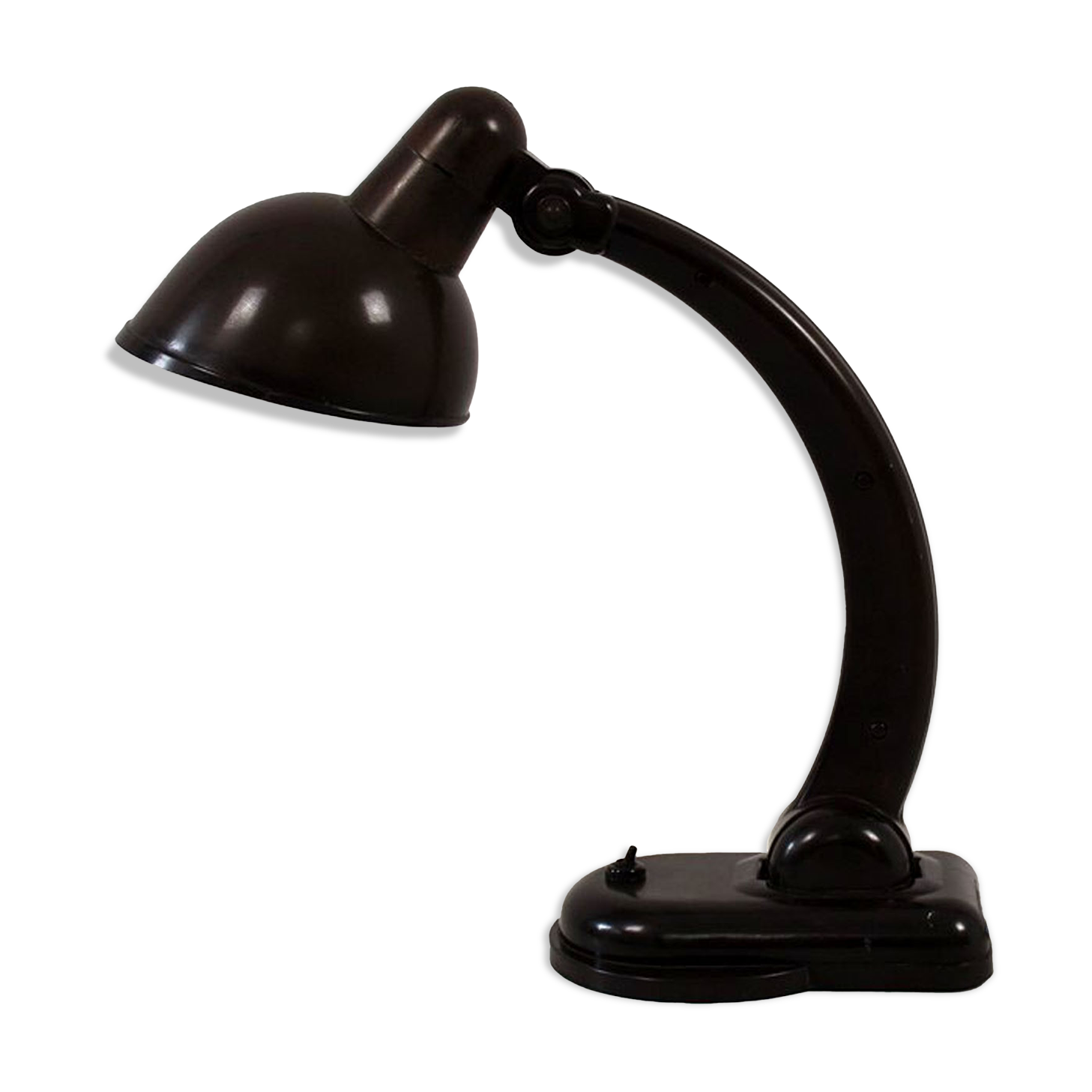 Sigma Bakelite Table Lamp by Christian Dell for Heinrich Römmler, 1930s