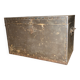 Beautiful cabinetmaker's trunk in wood and metal from the 1900s. With 3 storage compartments