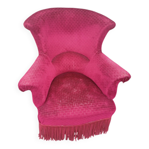 Fauteuil crapaud velour