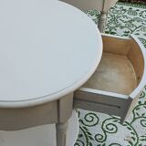 Large round bedside tables