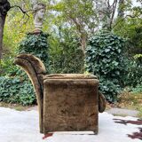 Italian postmodern lounge armchair by Saporiti, 1970