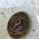 2 Clichy glass pendant lights