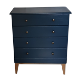 Commode scandinave bleu ganne