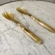 Duo of salad cutlery 50s-60s