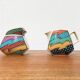 Milk jug and sugar bowl from the Flash One postmodern series by Dorothy Hafner for Rosenthal, 1980s, set of 2.