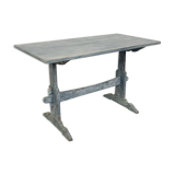 Blue painted swedish antique farmhouse table