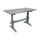 Table de ferme antique suédoise peinte en bleu