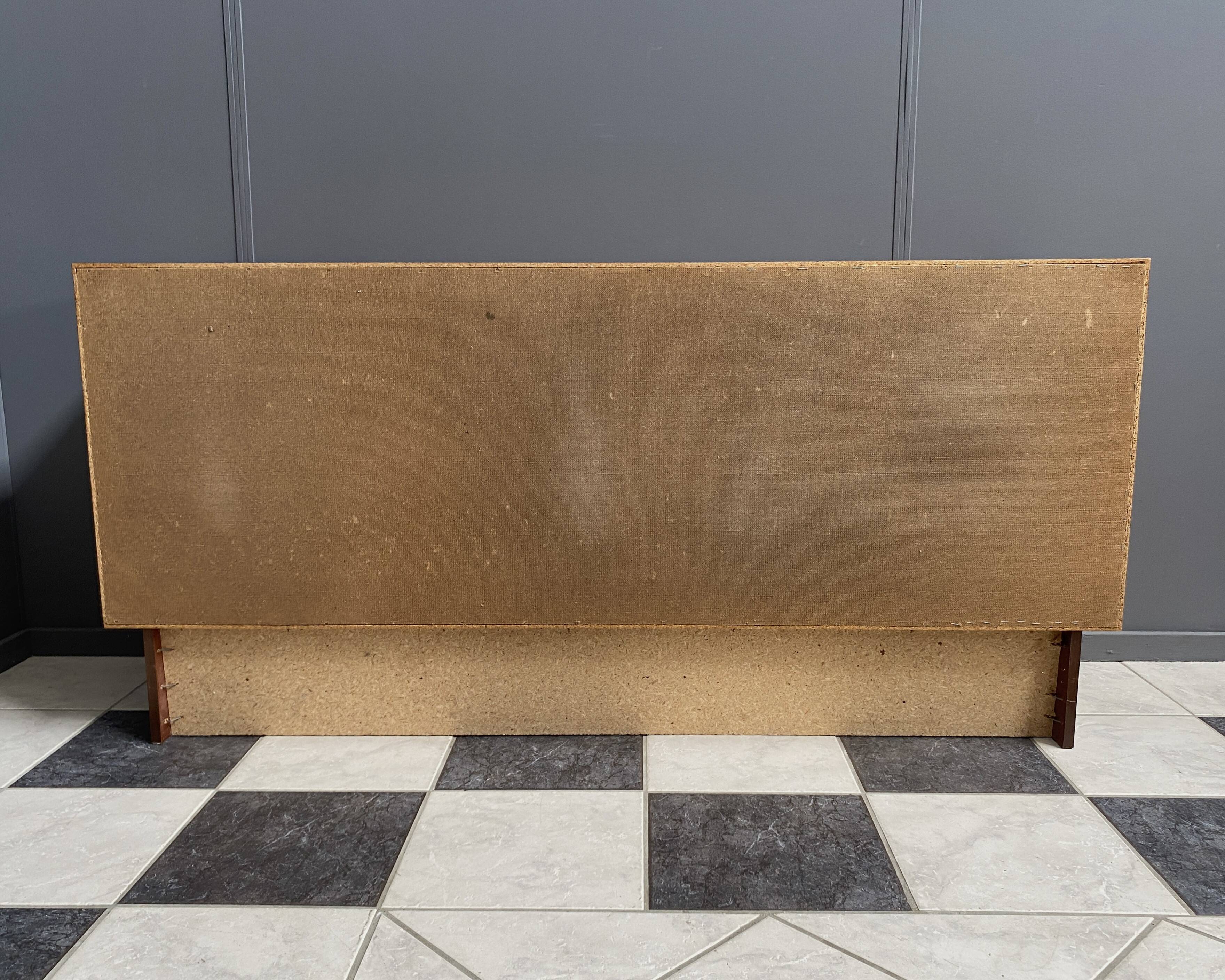 Sideboard brass grips on the drawers 1970s palisander