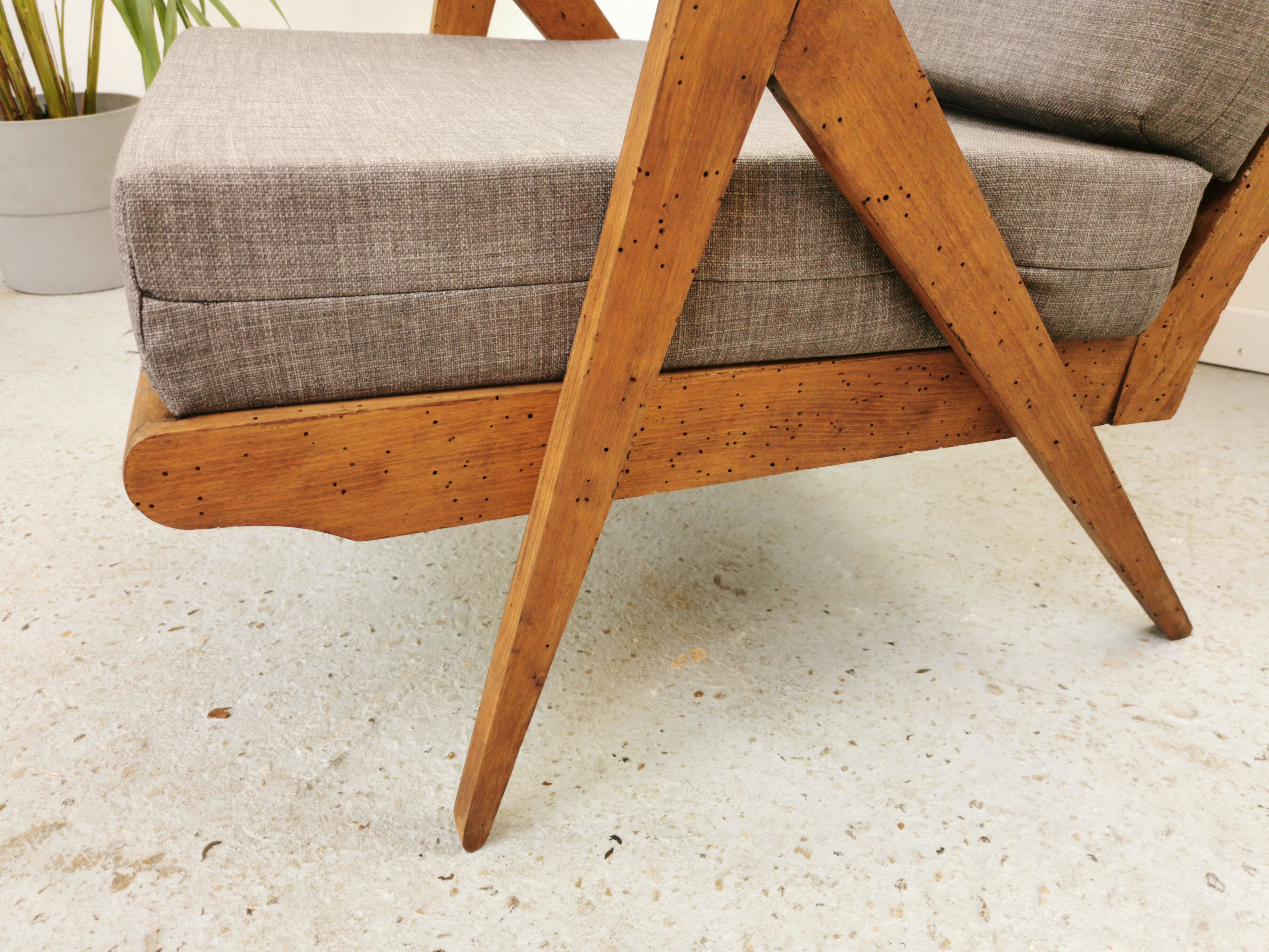 Modernist vintage armchair 1950