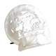 Mother-of-pearl shell openwork asian deco photophore