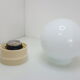Plafonnier boule opaline vintage