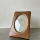 Cadre en bois dimensions 20 cm x 14,5 cm Verre convexe