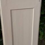 Narrow old paneled molded cupboard door h220x42cm