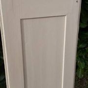 Porte h220x42cm étroite de placard ancienne panneautée moulurée