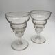 2 verres apéritif vintage 1950