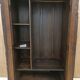 Ancienne Armoire penderie du Rajasthan - bois exotique, réalisée à partir de porte indienne antique