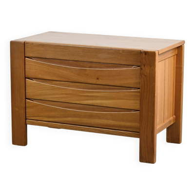 Commode en orme massif, Maison Regain