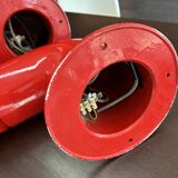 Pair of vintage Nordisk solar pipeline wall lights by Ole Plaess Jorgensen