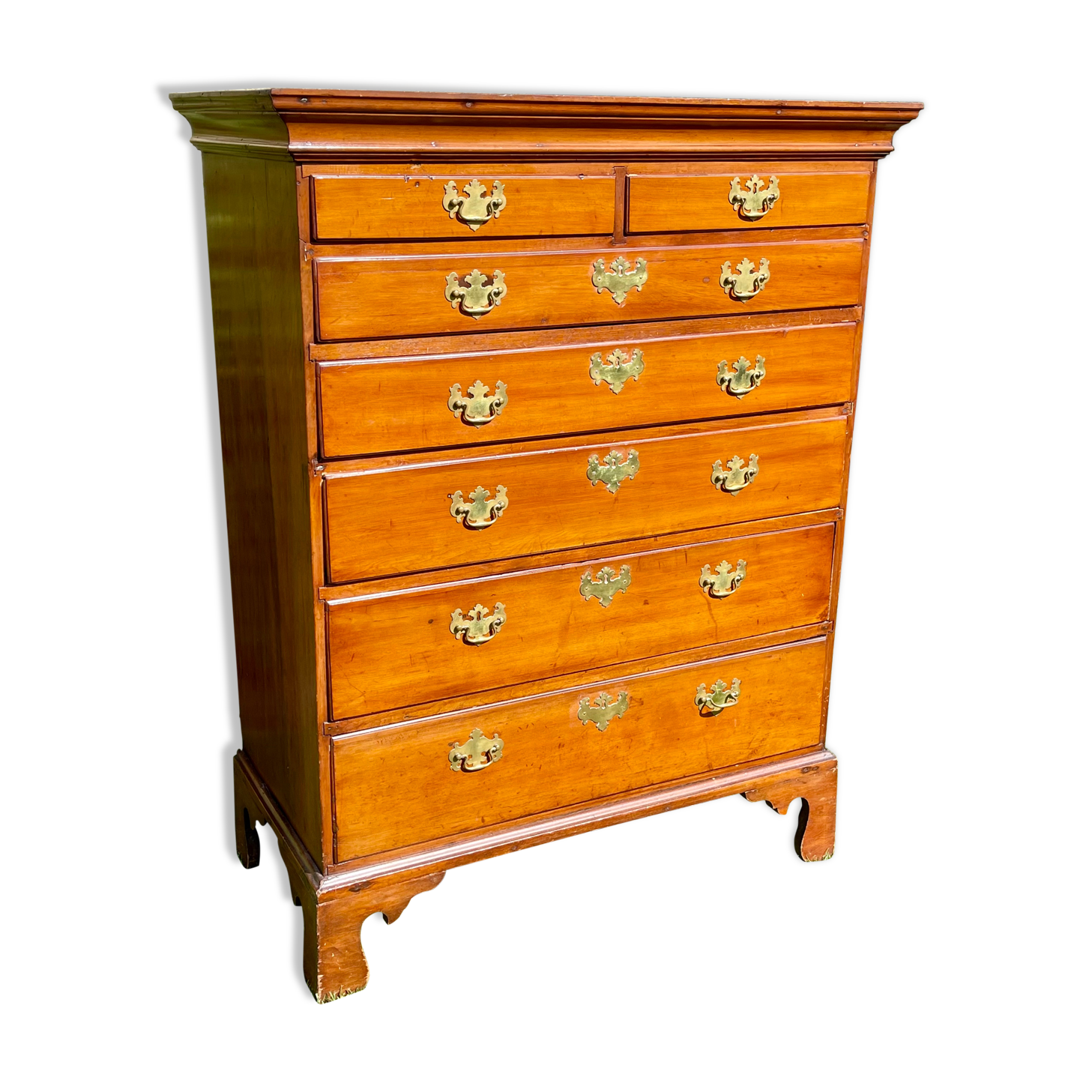 Semainier with support height in Mahogany