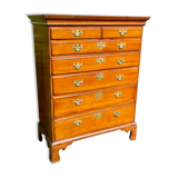 Semainier with support height in Mahogany