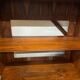 Meuble vintage en bois / meuble bar / vitrine