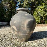 Ancient terracotta pottery jar from the 19th century