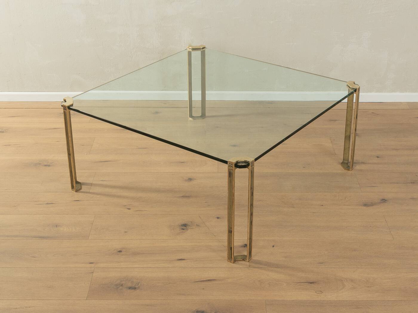 Glass Coffee Table model T24 by Peter Ghyczy, 1970s
