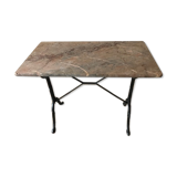 Bistro table on marble