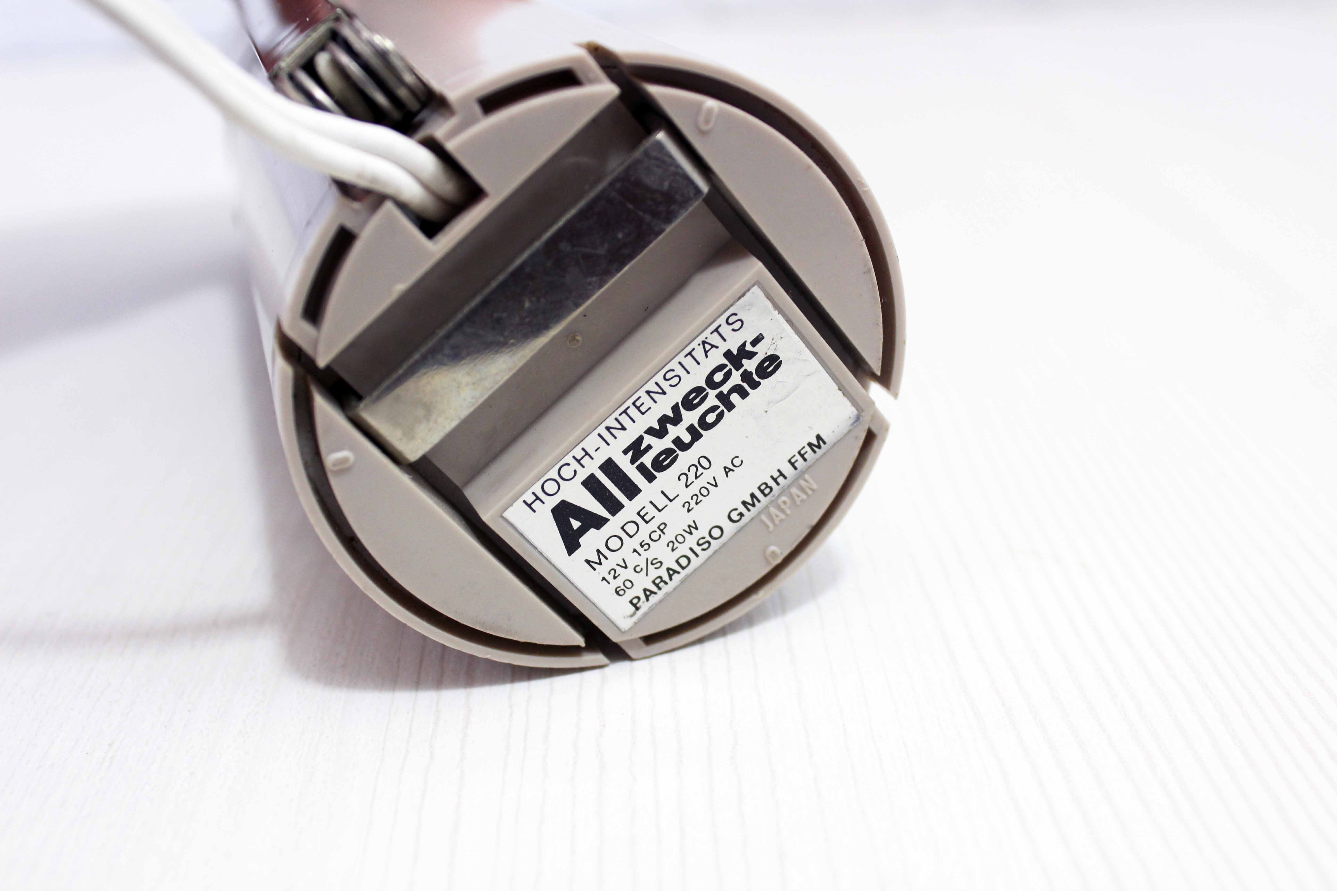 Vintage articulated bedside lamp