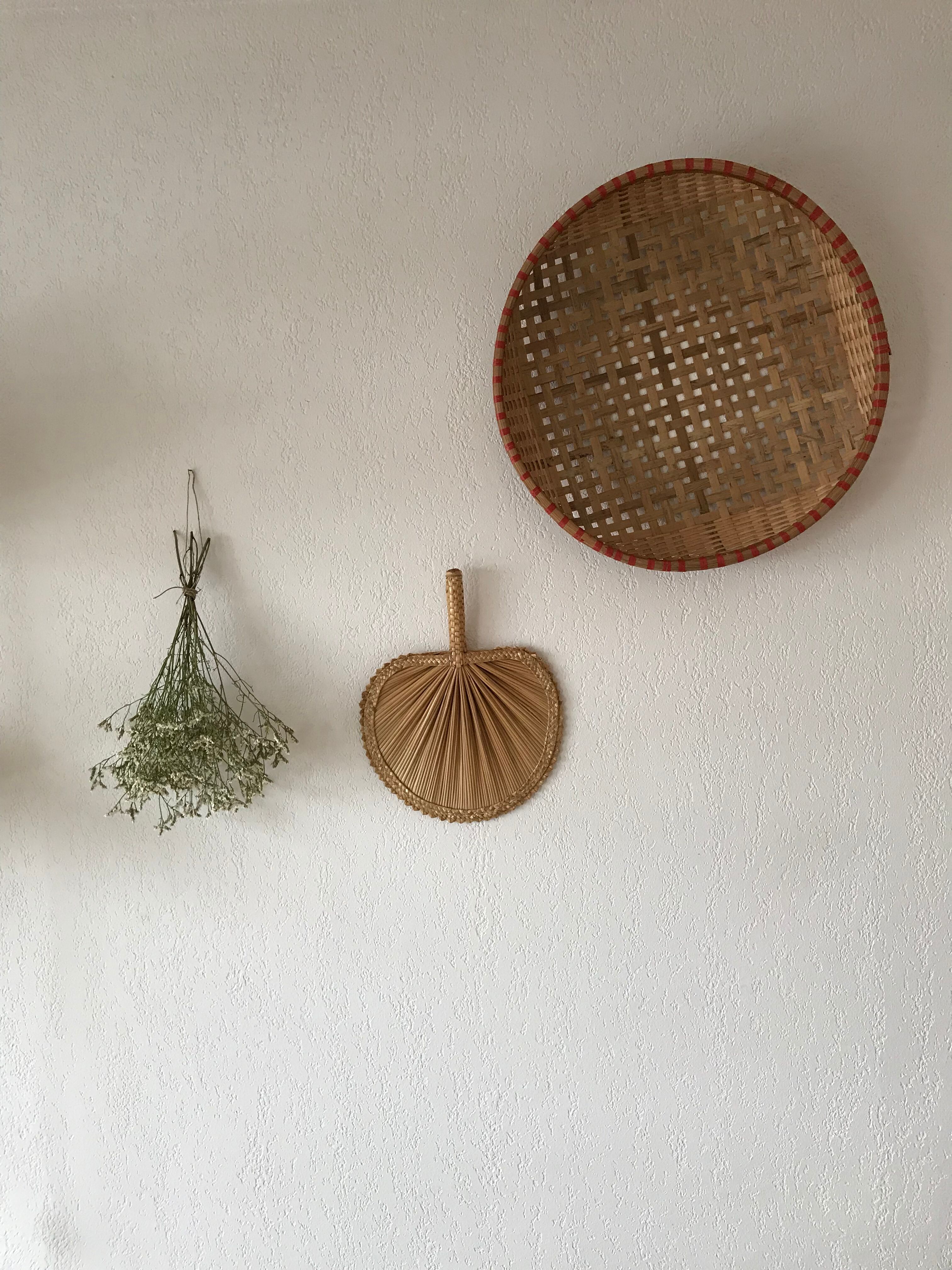 Large round Bohemian hamper