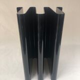 Vinyl door / black plexiglass magazine holder