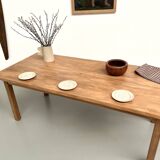 Solid beech farmhouse table