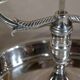 Silver metal hot water bottle lamp – early twentieth century