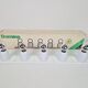 Vintage Space Age Domino Wall Lamp in White from Targetti Sarkey, 1970s