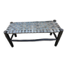 Traditional black beldi bench 100 cm