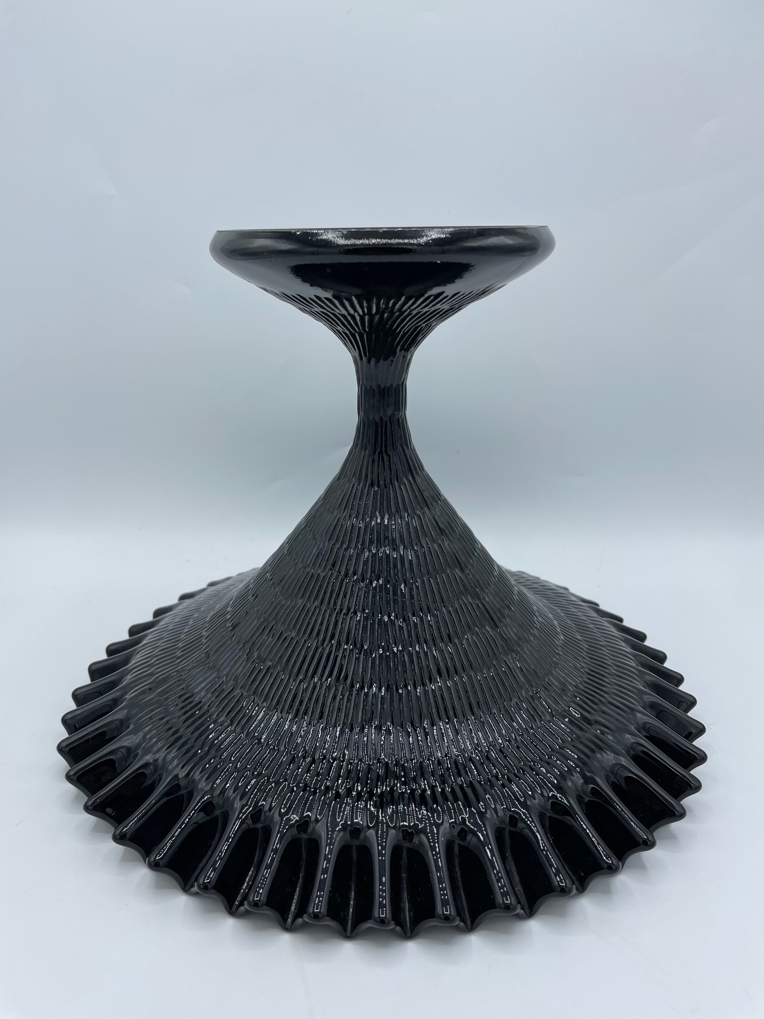 Vintage opaline stand cut