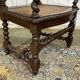 Louis XIII style armchair in oak - early 20th century