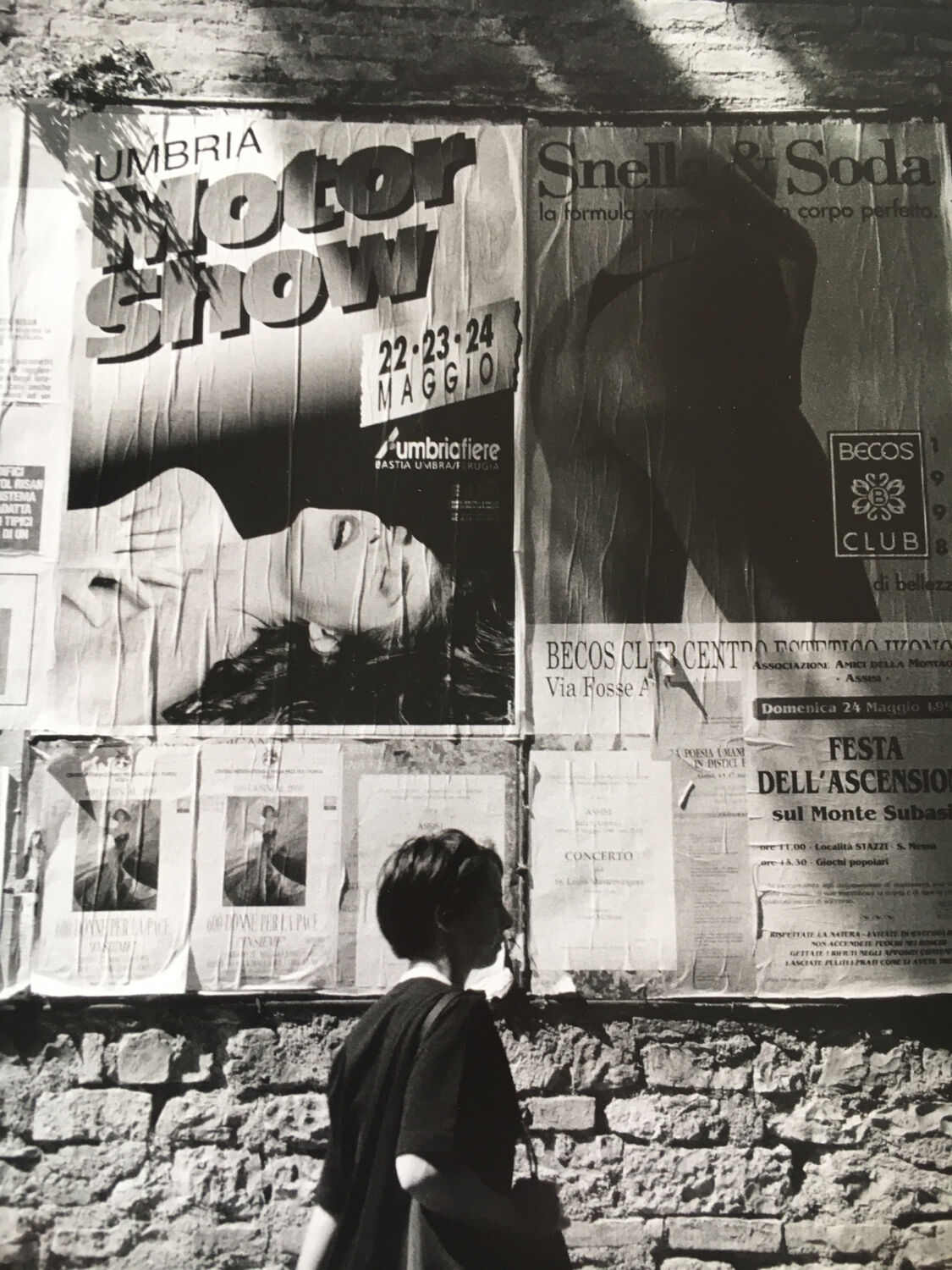 Original 90s photo, Italy Women's poster artist