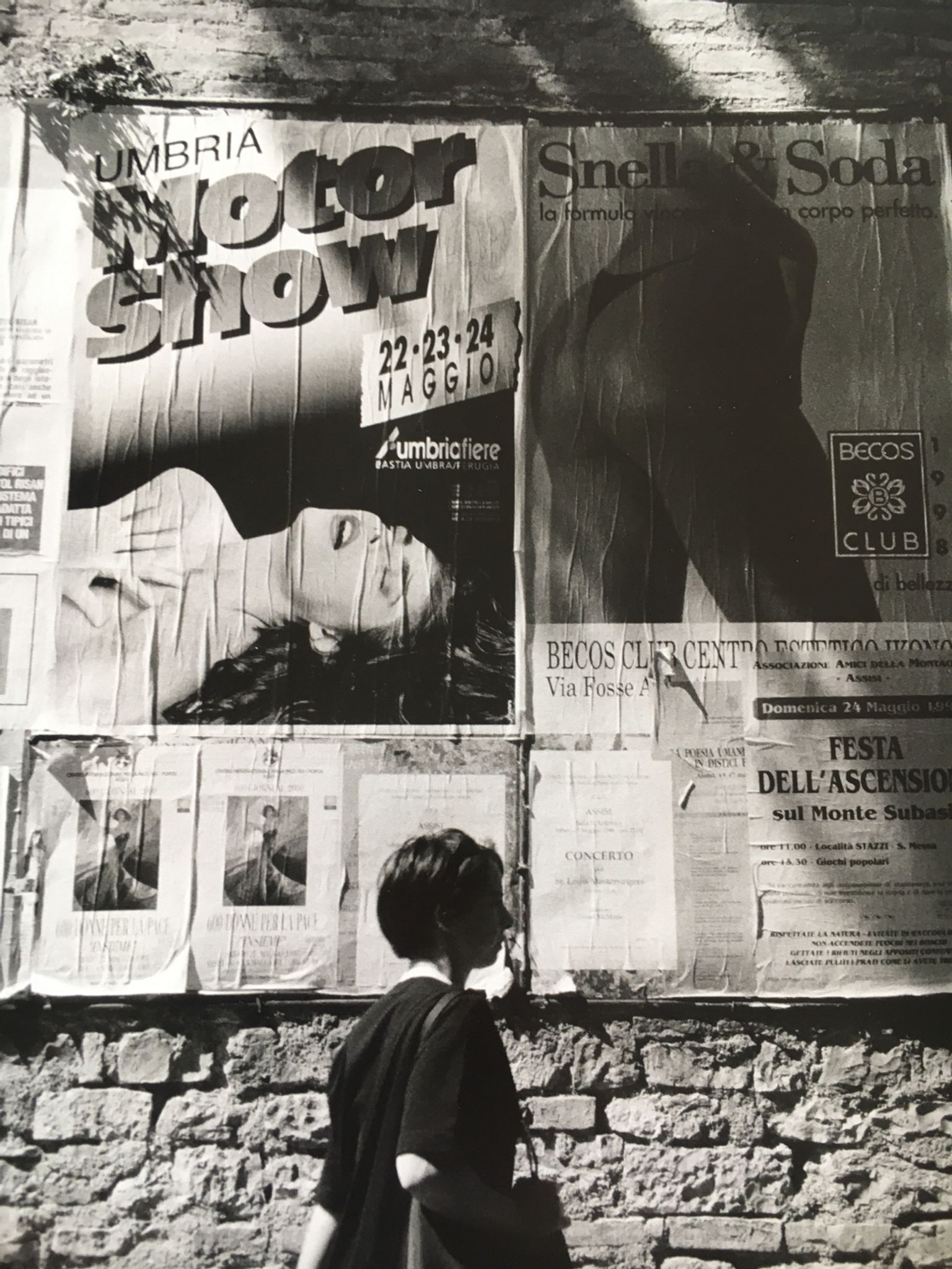 Original 90s photo, Italy Women's poster artist