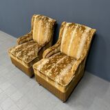 Set of two Victorian ladies armchairs from France 19th century