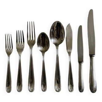 Christofle Marot model cutlery set, small shell