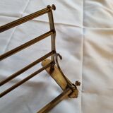 Brass wall coat rack
