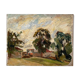 Peinture d’un village de campagne française