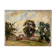 Peinture d’un village de campagne française