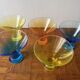 Set of 5 coloured dessert bowls Luminarc