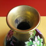 Vase ancien cloisonné 21cm