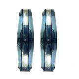 Pair of wall lights attributed to Veca for Fontana Arte, 70s