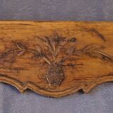 Panelling, ornamental pediment interior, 19th century.